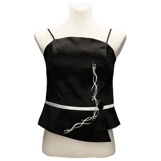 Gorset FGR008 CZARNY + BIAŁY ze sklepu fokus.pl w kategorii Bluzki damskie - zdjęcie 186627905