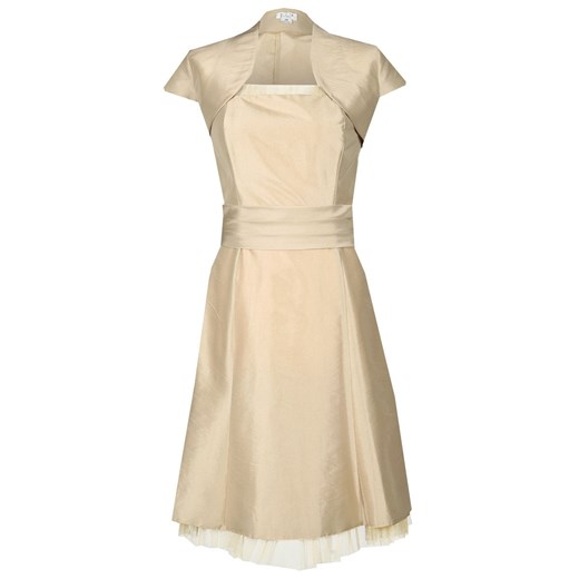 Sukienka FSU116 SZAMPAN ze sklepu fokus.pl w kategorii Sukienki - zdjęcie 186628015