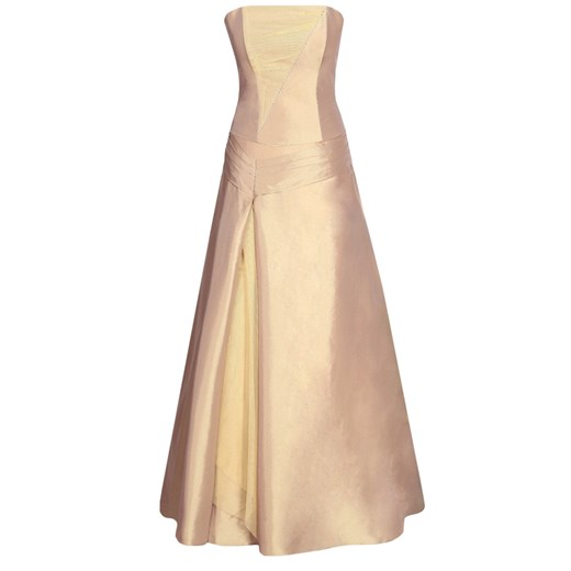 Sukienka FSU084 ZŁOTY ŚREDNI ze sklepu fokus.pl w kategorii Sukienki - zdjęcie 186628016