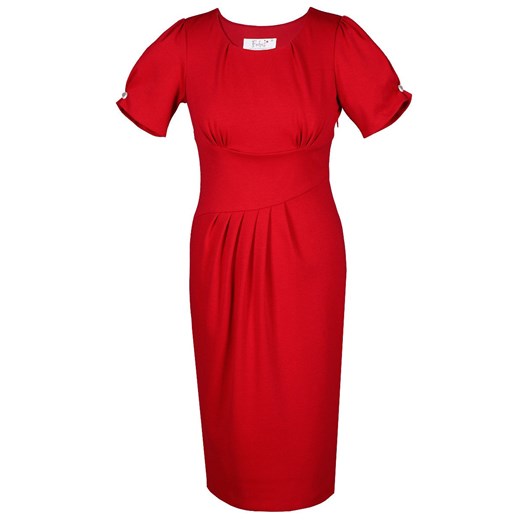 Sukienka FSU237 CZERWONY ze sklepu fokus.pl w kategorii Sukienki - zdjęcie 186628137