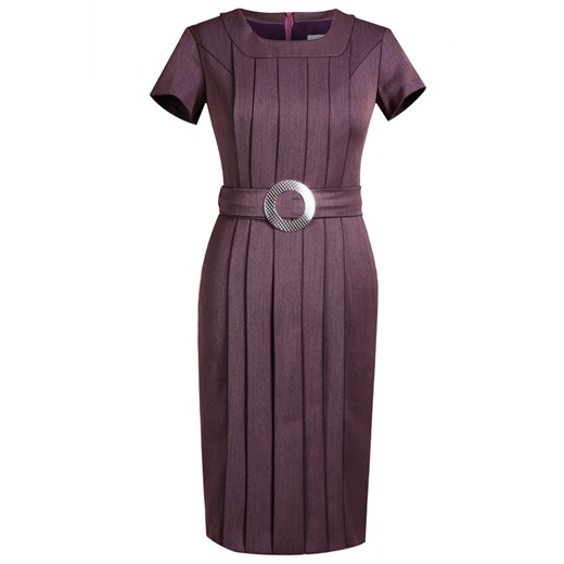 Sukienka FSU316 ŚLIWKOWY ze sklepu fokus.pl w kategorii Sukienki - zdjęcie 186628146