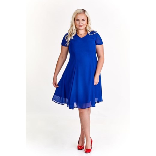 Sukienka FSU1047 CHABROWY ze sklepu fokus.pl w kategorii Sukienki - zdjęcie 186628255