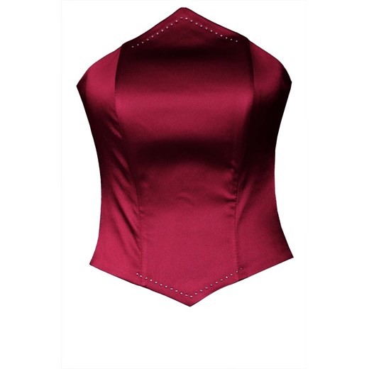 Gorset FGR047 RUBINOWY ze sklepu fokus.pl w kategorii Bluzki damskie - zdjęcie 186628488