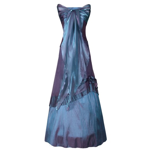 Sukienka FSU076 NIEBIESKO-FIOLETOWY ze sklepu fokus.pl w kategorii Sukienki - zdjęcie 186628658