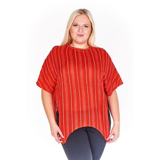 Wdzianko FWD411 CZERWONY ze sklepu fokus.pl w kategorii Bluzki damskie - zdjęcie 186628917