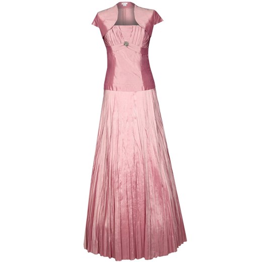 Sukienka FSU140 RÓŻOWY ŚREDNI ze sklepu fokus.pl w kategorii Sukienki - zdjęcie 186629006