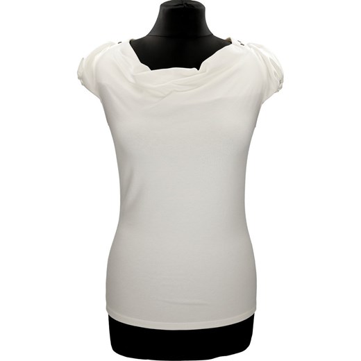 Bluzka FBZ384 EKRI ze sklepu fokus.pl w kategorii Bluzki damskie - zdjęcie 186629119