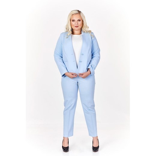 Spodnie FSD1131 BŁĘKITNY CIEMNY ze sklepu fokus.pl w kategorii Spodnie damskie - zdjęcie 186629366