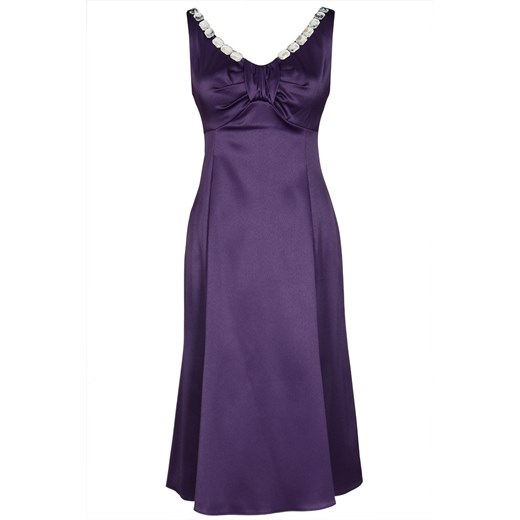 Sukienka FSU1033 ŚLIWKOWY CIEMNY ze sklepu fokus.pl w kategorii Sukienki - zdjęcie 186629385