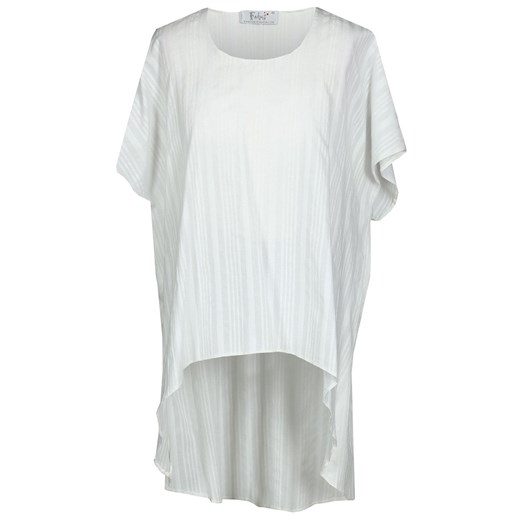 Tunika FTU639 BIAŁY prążek ze sklepu fokus.pl w kategorii Bluzki damskie - zdjęcie 186629457