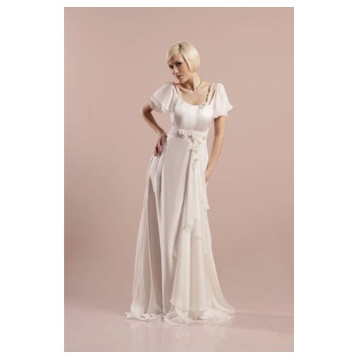 Suknia Ślubna FSS571 EKRI ze sklepu fokus.pl w kategorii Sukienki - zdjęcie 186629567