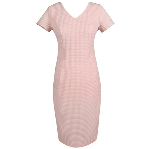 Sukienka FSU684 RÓŻOWY JASNY ze sklepu fokus.pl w kategorii Sukienki - zdjęcie 186629899