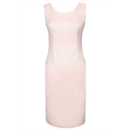 Sukienka FSU680 ŁOSOSIOWY JASNY ze sklepu fokus.pl w kategorii Sukienki - zdjęcie 186629997