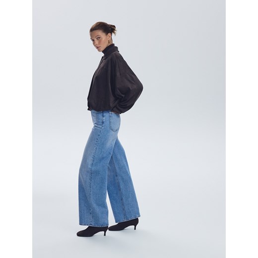 Reserved - Jeansy baggy fit - niebieski Reserved 34 Reserved