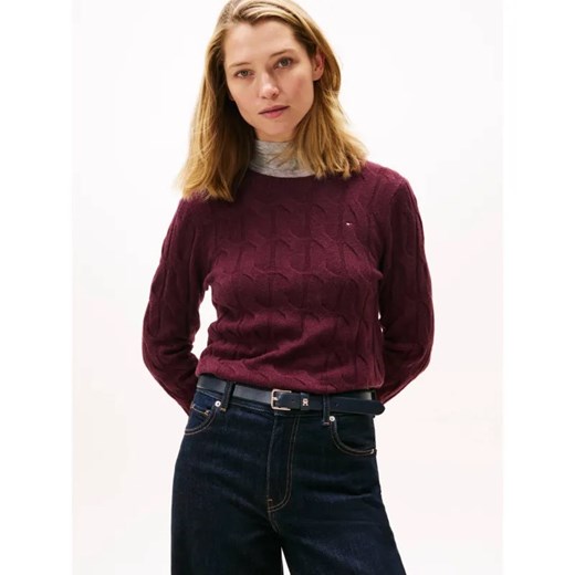Tommy Hilfiger Wełniany sweter | Regular Fit ze sklepu Gomez Fashion Store w kategorii Swetry damskie - zdjęcie 186631667