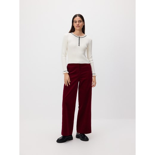 Reserved - Sweter w prążek - złamana biel ze sklepu Reserved w kategorii Swetry damskie - zdjęcie 186632135