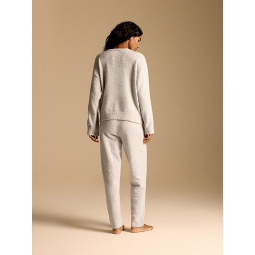 Reserved - Dwuczęściowa piżama - jasnoszary Reserved XS Reserved