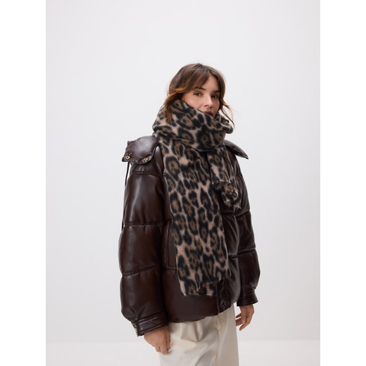 Reserved - Szal w panterkę - wielobarwny ze sklepu Reserved w kategorii Szaliki i chusty damskie - zdjęcie 186632646