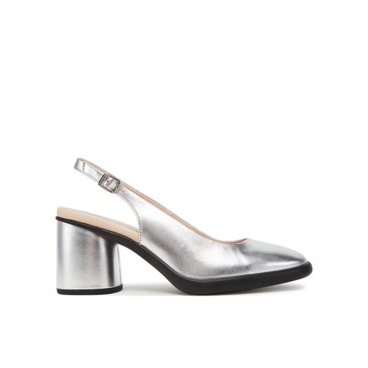 Czółenka ECCO Sculpted Lx 22271301682 Srebrny ze sklepu eobuwie.pl w kategorii Sandały damskie - zdjęcie 186633588