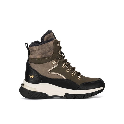 Trzewiki Mustang 1481-605 Beżowy ze sklepu eobuwie.pl w kategorii Botki - zdjęcie 186633609