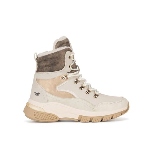 Mustang Trzewiki 1481-605 Beżowy ze sklepu MODIVO w kategorii Botki - zdjęcie 186633948