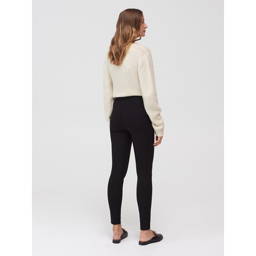 Mohito - Legginsy z zamkami - czarny Mohito 40 okazja Mohito