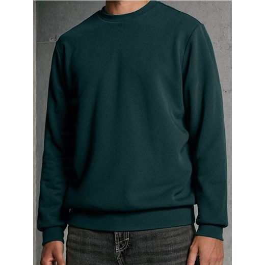 Sinsay - Bluza z długim rękawem - zielony - id: 2324O-67X - marki Sinsay - 186634965 Sinsay - Bluza z długim rękawem - zielony ze sklepu Sinsay w kategorii Bluzy męskie - zdjęcie 186634965