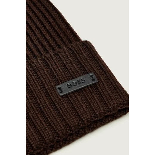 BOSS BLACK Wełniana czapka Fati OS Gomez Fashion Store