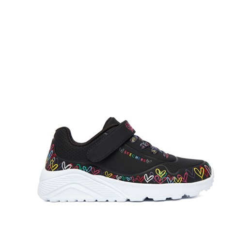 Sneakersy Skechers Uno Lite 314091L BKMT Czarny ze sklepu eobuwie.pl w kategorii Buty sportowe dziecięce - zdjęcie 186635758