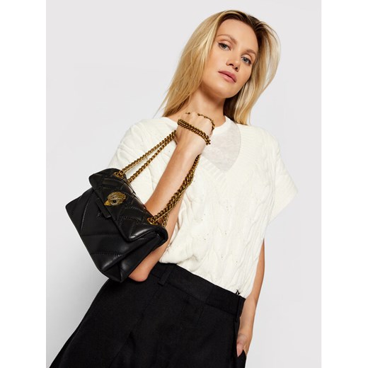 Torebka Kurt Geiger Mini Kensington 1470805109 Czarny ze sklepu eobuwie.pl w kategorii Listonoszki - zdjęcie 186635808