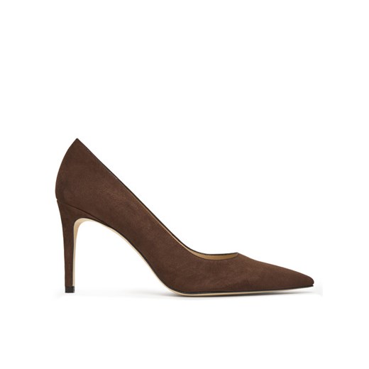 Stuart Weitzman Szpilki Stuart Power 85 SJ948 Brązowy ze sklepu MODIVO w kategorii Czółenka - zdjęcie 186636576