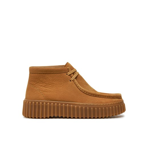 Clarks Botki Torhill Moss 26179359 Brązowy ze sklepu MODIVO w kategorii Botki - zdjęcie 186636587