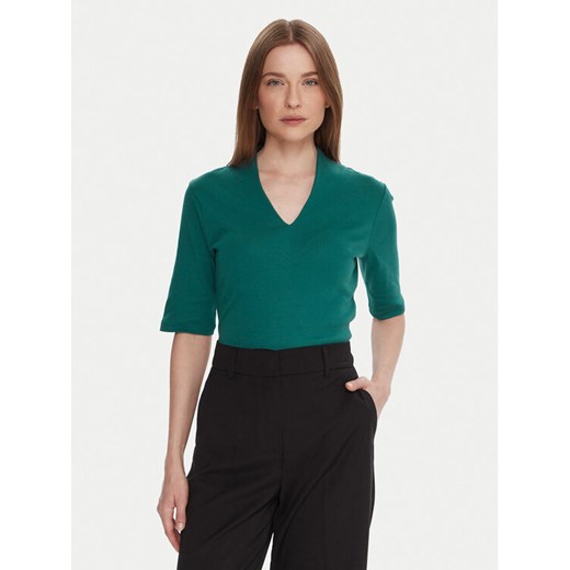 United Colors Of Benetton Bluzka 3GA2D400U Niebieski Slim Fit ze sklepu MODIVO w kategorii Bluzki damskie - zdjęcie 186636629