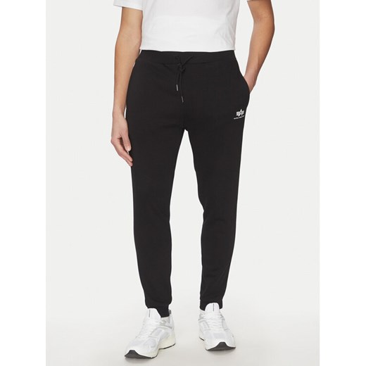 Alpha Industries Spodnie dresowe Small Logo 156374 Czarny Regular Fit Alpha Industries 3XL MODIVO