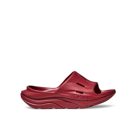 Hoka Klapki Ora Recovery Slide 3 1135061 Czerwony ze sklepu MODIVO w kategorii Klapki damskie - zdjęcie 186636637