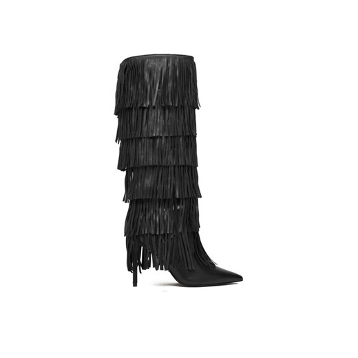 Steve Madden Kozaki Wanderlust SM11004766 Czarny ze sklepu MODIVO w kategorii Kozaki damskie - zdjęcie 186636646