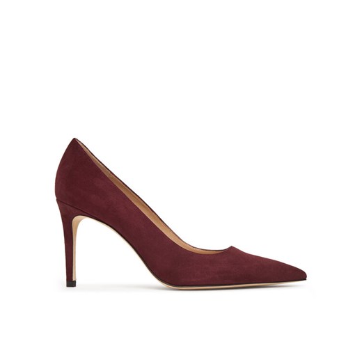 Stuart Weitzman Szpilki Stuart Power 85 SJ948 PY0 Bordowy ze sklepu MODIVO w kategorii Czółenka - zdjęcie 186636675