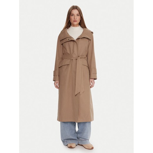Tatuum Płaszcz przejściowy Meggy T2503.003 Beżowy Regular Fit ze sklepu MODIVO w kategorii Płaszcze damskie - zdjęcie 186636679
