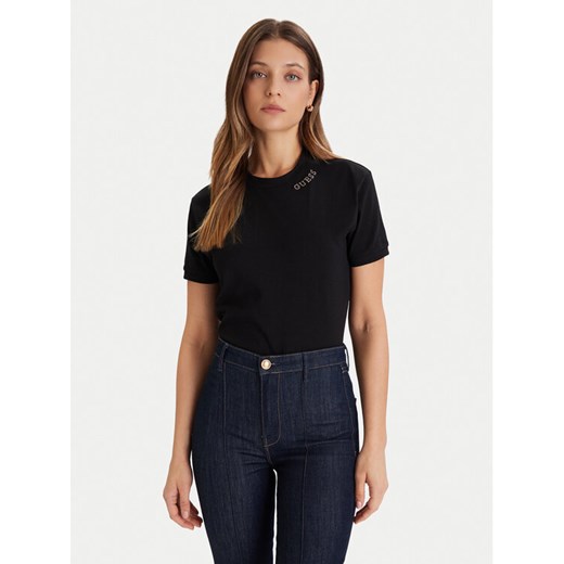 Guess T-Shirt V5BI12 K8FQ4 Czarny Regular Fit ze sklepu MODIVO w kategorii Bluzki damskie - zdjęcie 186636726