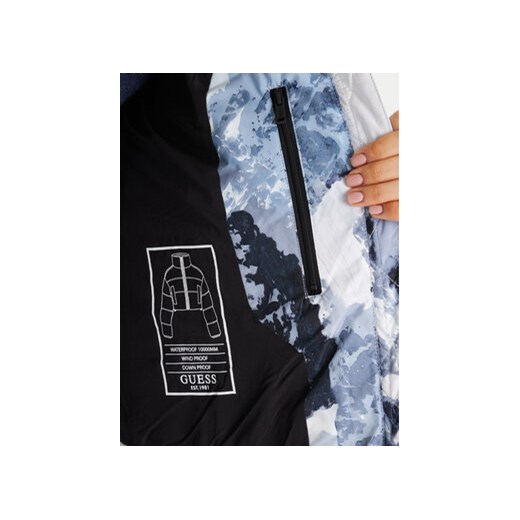 Guess Kurtka narciarska W5BL92 W3282 Niebieski Regular Fit Guess M MODIVO