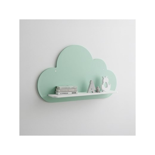 Woody Kids Regał ścienny w kolorze biało-miętowym - 33 x 25 x 10 cm ze sklepu Limango Polska w kategorii Meble dziecięce - zdjęcie 186638268