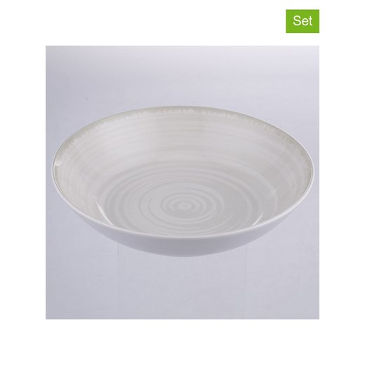 Villa d´Este Talerze głębokie (6 szt.) &quot;Baita&quot; w kolorze biało-zielonym - Ø 20,5 cm ze sklepu Limango Polska w kategorii Naczynia - zdjęcie 186638317