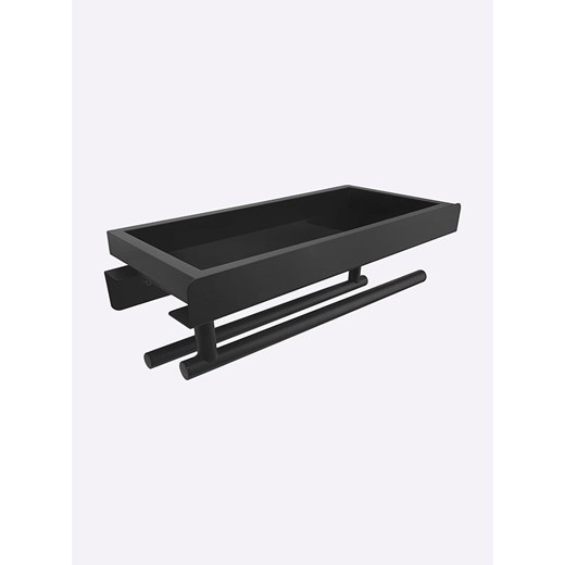 heine home Regał ścienny w kolorze czarnym - 42 x 15,5 x 20 cm - id: 17758143 - marki Heine Home - 186638597 heine home Regał ścienny w kolorze czarnym - 42 x 15,5 x 20 cm ze sklepu Limango Polska w kategorii Regały i witryny - zdjęcie 186638597
