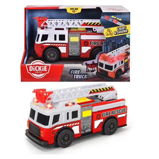 Dickie Toys Pojazd &quot;Fire Truck&quot; w kolorze czerwonym - 3+ ze sklepu Limango Polska w kategorii Zabawki - zdjęcie 186638695