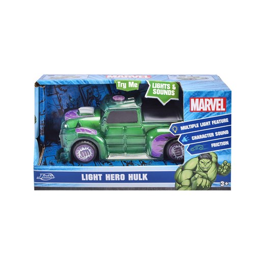 Dickie Toys Pojazd &quot;Marvel Light Hero Hulk&quot; w kolorze zielonym - 3+ ze sklepu Limango Polska w kategorii Zabawki - zdjęcie 186638699