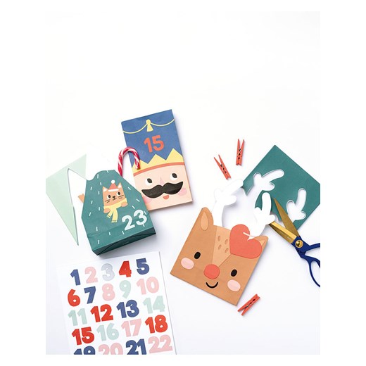 folia PAPER 72-częściowy zestaw &quot;Santa &amp; Freinds&quot; w kolorze Folia Paper onesize wyprzedaż Limango Polska