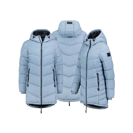 Sublevel Płaszcz pikowany w kolorze błękitnym ze sklepu Limango Polska w kategorii Kurtki damskie - zdjęcie 186639086