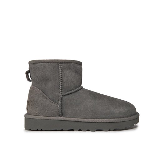 Śniegowce Ugg W Classic Mini II 1016222 Szary ze sklepu eobuwie.pl w kategorii Śniegowce damskie - zdjęcie 186639545