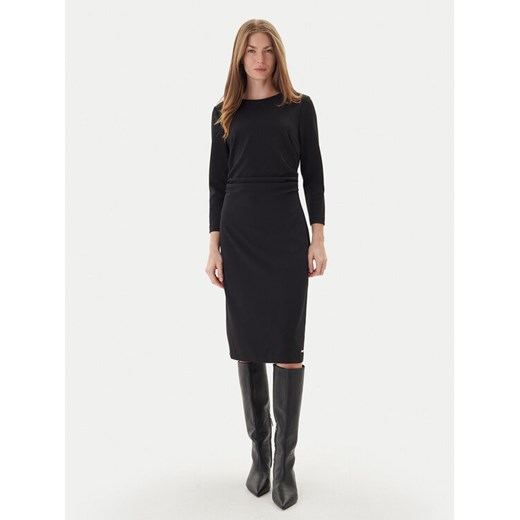 Calvin Klein Sukienka koktajlowa LV044D062G Czarny Slim Fit ze sklepu MODIVO w kategorii Sukienki - zdjęcie 186639795