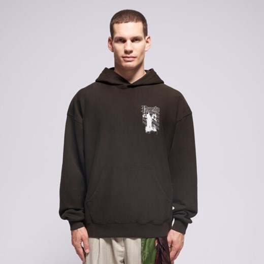 PROSTO BLUZA Z KAPTUREM HOODIE SHADOW WASHED BLACK ze sklepu Sizeer w kategorii Bluzy męskie - zdjęcie 186640106